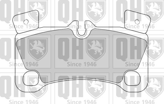 Quinton Hazell BP1571 - Гальмівні колодки, дискові гальма autocars.com.ua