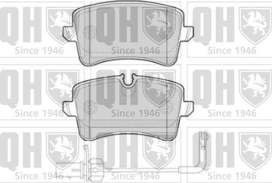 Quinton Hazell BP1816 - Гальмівні колодки, дискові гальма autocars.com.ua