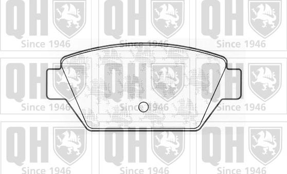Quinton Hazell BP513 - Гальмівні колодки, дискові гальма autocars.com.ua