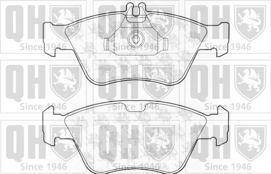 Quinton Hazell BP919 - Гальмівні колодки, дискові гальма autocars.com.ua