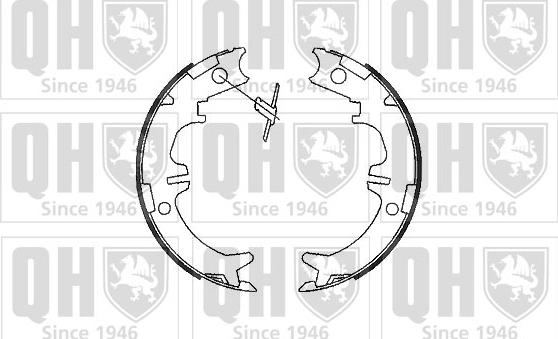 Quinton Hazell BS1094 - Комплект гальм, ручник, парковка autocars.com.ua