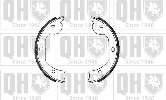 Quinton Hazell BS1118 - Комплект тормозов, ручник, парковка avtokuzovplus.com.ua