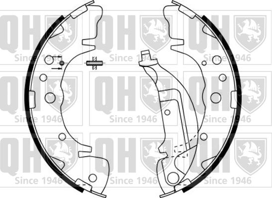 Quinton Hazell BS1142 - Комплект гальм, барабанний механізм autocars.com.ua