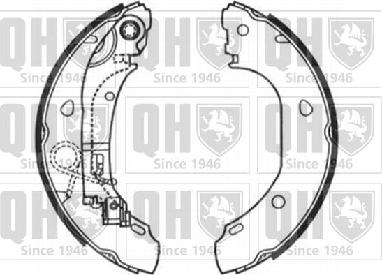 Quinton Hazell BS1154 - Комплект тормозных колодок, барабанные avtokuzovplus.com.ua