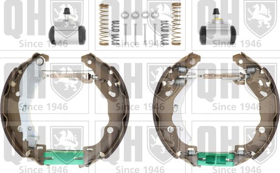 Quinton Hazell BS1156K2 - Комплект гальм, барабанний механізм autocars.com.ua