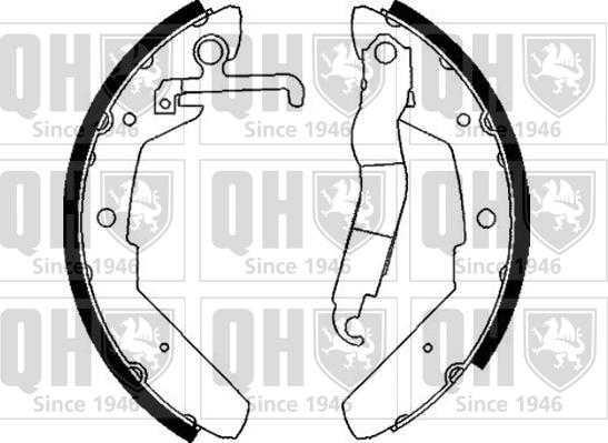 Quinton Hazell BS679 - Комплект тормозных колодок, барабанные avtokuzovplus.com.ua