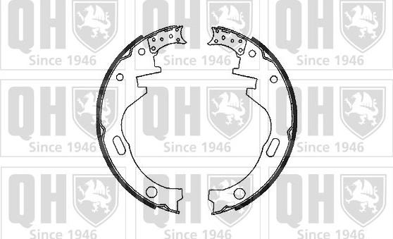 Quinton Hazell BS746 - Комплект гальм, барабанний механізм autocars.com.ua
