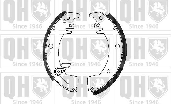 Quinton Hazell BS800K - Комплект гальм, барабанний механізм autocars.com.ua