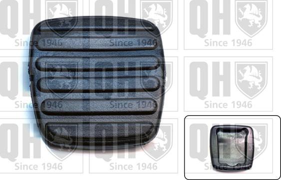 Quinton Hazell EM1809K - Педальні накладка, педаль гальма autocars.com.ua