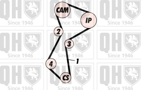 Quinton Hazell QBK266 - Комплект ремня ГРМ avtokuzovplus.com.ua