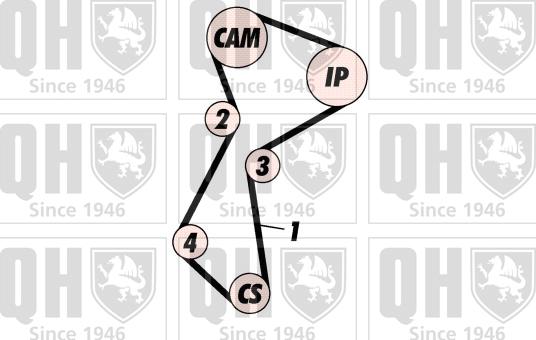 Quinton Hazell QBK267 - Комплект ремня ГРМ avtokuzovplus.com.ua