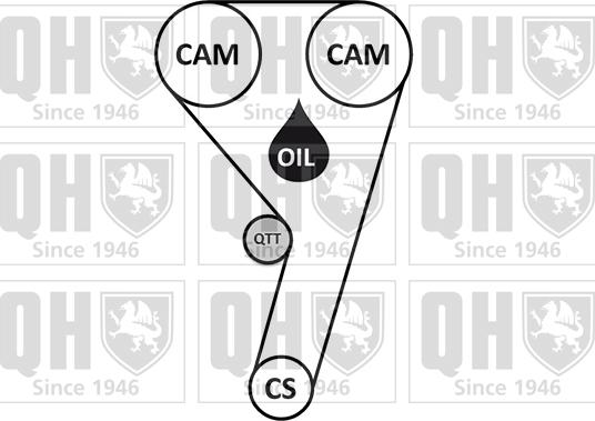 Quinton Hazell QBK931 - Комплект ремня ГРМ autodnr.net