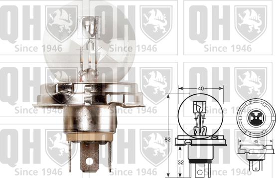 Quinton Hazell QBL410 - Лампа розжарювання autocars.com.ua