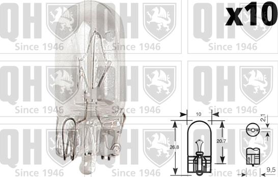 Quinton Hazell QBL504 - Лампа розжарювання autocars.com.ua