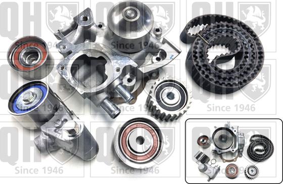 Quinton Hazell QBPK7680 - Водяний насос + комплект зубчатого ременя autocars.com.ua