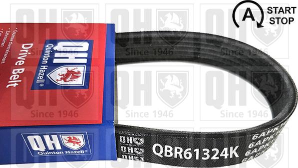 Quinton Hazell QBR61324K - Поликлиновой ремінь autocars.com.ua