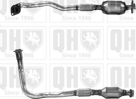 Quinton Hazell QCAT80006H - Каталізатор autocars.com.ua