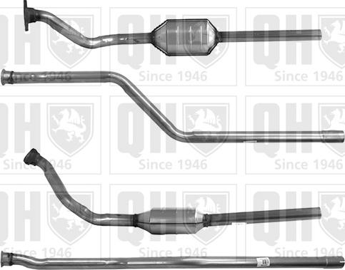 Quinton Hazell QCAT80035H - Каталізатор autocars.com.ua