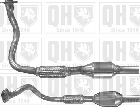 Quinton Hazell QCAT80115H - Каталізатор autocars.com.ua