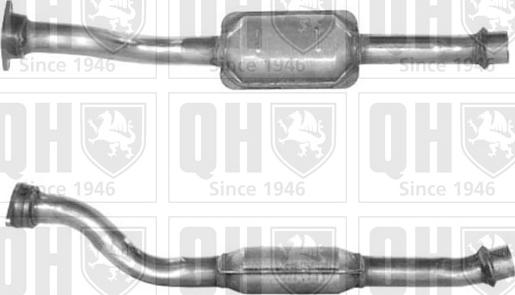 Quinton Hazell QCAT80147H - Каталізатор autocars.com.ua