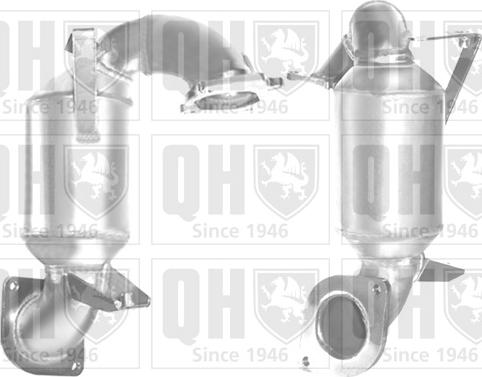 Quinton Hazell QCAT80243H - Каталізатор autocars.com.ua