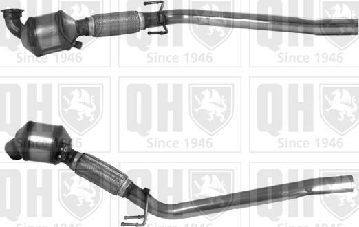 Quinton Hazell QCAT80249H - Каталізатор autocars.com.ua