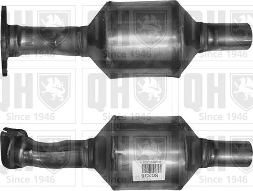 Quinton Hazell QCAT80338H - Каталізатор autocars.com.ua