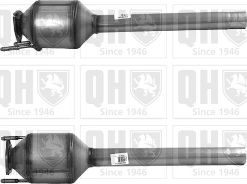 Quinton Hazell QCAT80365H - Каталізатор autocars.com.ua