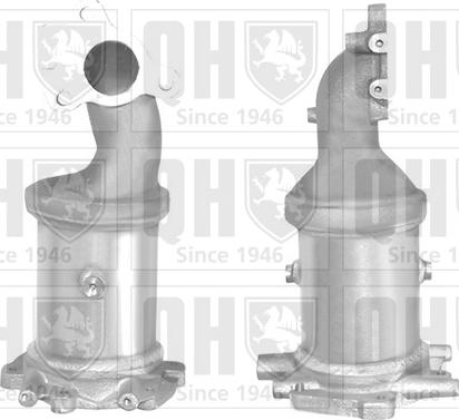 Quinton Hazell QCAT80378H - Катализатор avtokuzovplus.com.ua