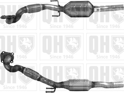 Quinton Hazell QCAT80383H - Каталізатор autocars.com.ua