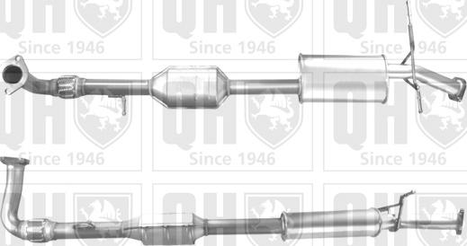 Quinton Hazell QCAT80428H - Каталізатор autocars.com.ua