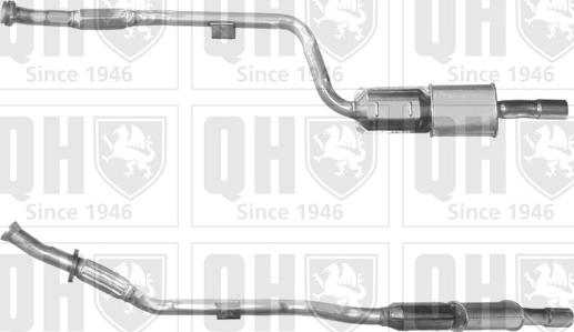 Quinton Hazell QCAT80438 - Каталізатор autocars.com.ua