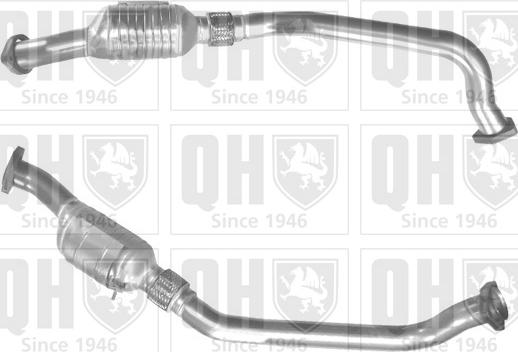 Quinton Hazell QCAT80456H - Каталізатор autocars.com.ua