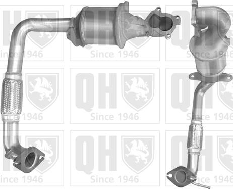 Quinton Hazell QCAT80471H - Каталізатор autocars.com.ua