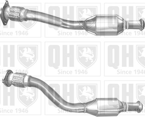 Quinton Hazell QCAT80476H - Каталізатор autocars.com.ua