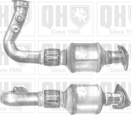 Quinton Hazell QCAT80525H - Каталізатор autocars.com.ua