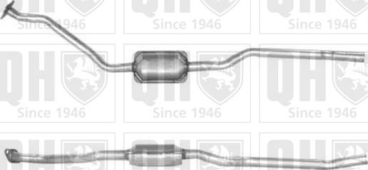 Quinton Hazell QCAT90507 - Каталізатор autocars.com.ua