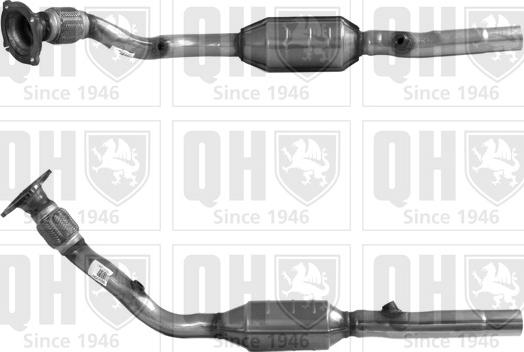 Quinton Hazell QCAT90900H - Каталізатор autocars.com.ua