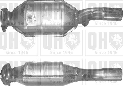 Quinton Hazell QCAT91182H - Каталізатор autocars.com.ua