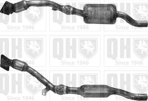 Quinton Hazell QCAT91253H - Каталізатор autocars.com.ua