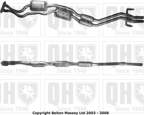 Quinton Hazell QCAT91396 - Каталізатор autocars.com.ua
