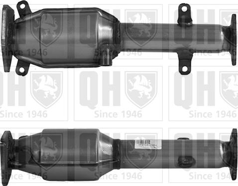 Quinton Hazell QCAT91407H - Каталізатор autocars.com.ua