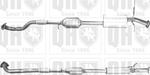 Quinton Hazell QCAT91437H - Каталізатор autocars.com.ua