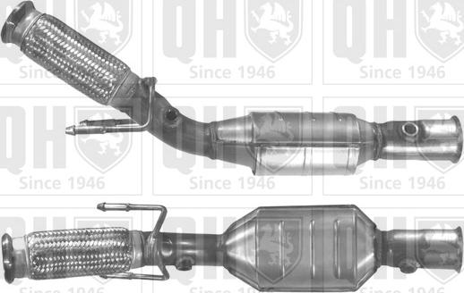 Quinton Hazell QCAT91484H - Каталізатор autocars.com.ua