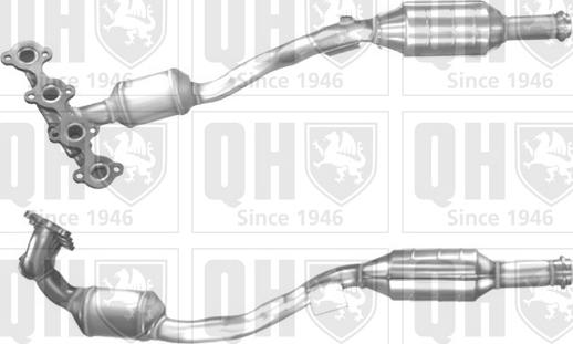 Quinton Hazell QCAT91521H - Каталізатор autocars.com.ua