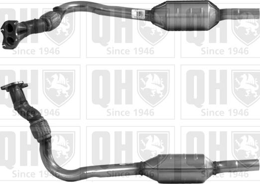 Quinton Hazell QCAT91524H - Каталізатор autocars.com.ua