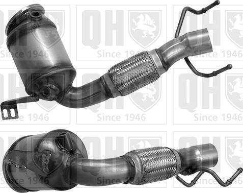 Quinton Hazell QCAT92123H - Каталізатор autocars.com.ua