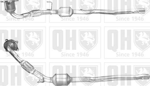 Quinton Hazell QCAT92164H - Каталізатор autocars.com.ua