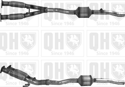 Quinton Hazell QCAT92173H - Каталізатор autocars.com.ua