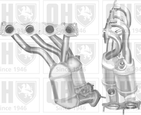 Quinton Hazell QCAT92467H - Каталізатор autocars.com.ua